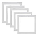 Kit 5 Painel Plafon Led Embutir 25w 24w Quadrado Branco Frio 6500k Bivolt Luminária De Teto