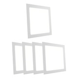 Kit 5 Painel Plafon Led Quadrado Embutir Ultra Slim 25w Cor Branco frio 110v 220v