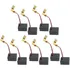 Kit 5 Par Carvão P esmerilhadeira Dewalt Dwe 4212 4314 4336