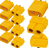 Kit 5 Pares Conector Xt60 Macho E Femea Par 60a