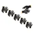 Kit 5 Pares De Luvas Multitato Preta Epi 7104