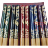 Kit 5 Pares Hashi De Bambu Dragão Dragon Palitinho Japonês