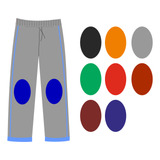 Kit 5 Pares Joelheiras