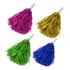 Kit 5 Pares Pompom Metalizado Fantasia Festas Carnaval