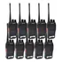 Kit 5 Pares Radio Comunicador Baofeng Ht Walk Talk 777s Cor Preto