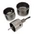 Kit 5 Pçs Serra Copo Concreto 30,35 E 40mm C/haste Sds 110mm