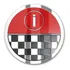 Kit 5 Peças Badge Emblema Em Metal Italmagnésio Ø 56mm