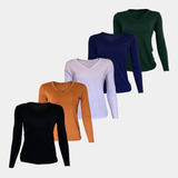 Kit 5 Pecas Blusa