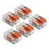 Kit 5 Peças Conector De Emenda Wago Original 2 Fios/vias 4mm
