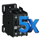 Kit 5 Peças Contator Tripolar Weg 32a 220v Cwl32 11 30d23