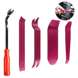Kit 5 Peças Espátulas Desmontar Painel Moldura Porta Carro