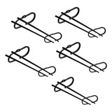 Kit 5 Peças Porta Taças De Teto Preto Fosco Suporte Suspenso