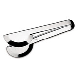Kit 5 Pegadores Universal Liso Inox 20cm Salada Carne Frutas