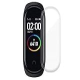 Kit 5 Película Para Mi Band 5 Xiaomi Smartwach Inteligente Proteção De Tela SmartBand Anti Risco TPU Gel Flexível