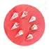 Kit 5 Pêndulos Para Radiestesia Cristal Natural Lapidado