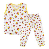 Kit 5 Pijama Regata Feminino Infantil Menina 100 Algodão