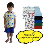 Kit 5 Pijamas De Calor Infantil