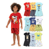 Kit 5 Pijamas Sortidos Infantil Menino