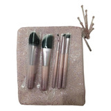 Kit 5 Pincéis Mac Pra Maquiagem Original Nf