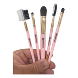 Kit 5 Pincel De Maquiagem Sabrina Sato Sombra Sobrancelha Cor Aleatórias