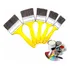 Kit 5 Pincel De Pintura P  Parede Trincha Multiuso   Tinta