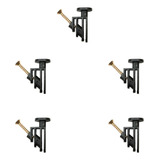 Kit 5 Pinos Do Trilho Superior Para Porta Sanfonada Plasbil