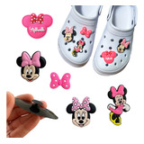 Kit 5 Pins Botons Bottons Emborrachados Para Crocs Disney