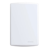 Kit 5 Placa 4x2 Cega Alumbra Suporte Branco Siena 6407