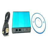 Kit 5 Placa De Som Externa Usb 5 1 6 Canais Nfe Atacado