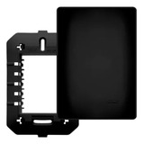 Kit 5 Placa Espelho Cega Preto 4x2 Fame Preto Fosco Black
