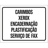 Kit 5 Placas Carimbos Xerox Encadernação Plastificação 27x35