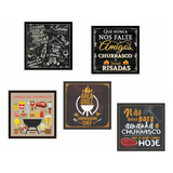 Kit 5 Placas Decorativas