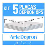 Kit 5 Placas Depron Xps 65cmx