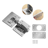 Kit 5 Placas Reparo Porta Cozinha Guarda Roupa Dobradiças