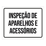 Kit 5 Placas Sinalizacao