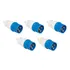 Kit 5 Plug Industrial 2p t 16a Azul 6h 220 250v Ômega 3076