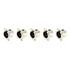 Kit 5 Plug Santo Angelo Xlr Painel Macho Niquelado P3mnn01