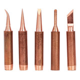 Kit 5 Ponteira Cobre