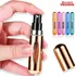 Kit 5 Porta Perfumes  5ml Mini Frasco Perfume Recarregável