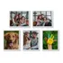 Kit 5 Porta Retrato 20x25 Molduras De Parede Foto Decorativo