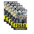 Kit 5 Pôsteres Futebol Botafogo Tricampeão Brasileiro 2024