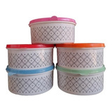 Kit 5 Potes Plasticos