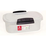 Kit 5 Potes Ultra Forte 4 Litros Com Travas Cor Preto