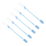 Kit 5 Prendedor De Chupeta Bebê Modelo Mola Bico Universal