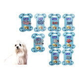 Kit 5 Presilha Bico Pato Pet Luxo Strass Brilho Lhasa Shitzu