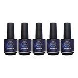Kit 5 Primer Lirió Unhas Gel Acrigel Fibra Led Uv Porcelana
