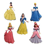 Kit 5 Princesas Disneyy Bonecas Infantil