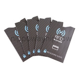 Kit 5 Protetor Bloqueador Rfid Segurança Cartão Crédito Carb
