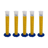 Kit 5 Provetas Plásticas Graduadas 1000ml Nalgon 900