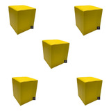 Kit 5 Puffs Suede
